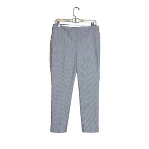 Talbots white black Pinstripe Dress Pant Size 6P